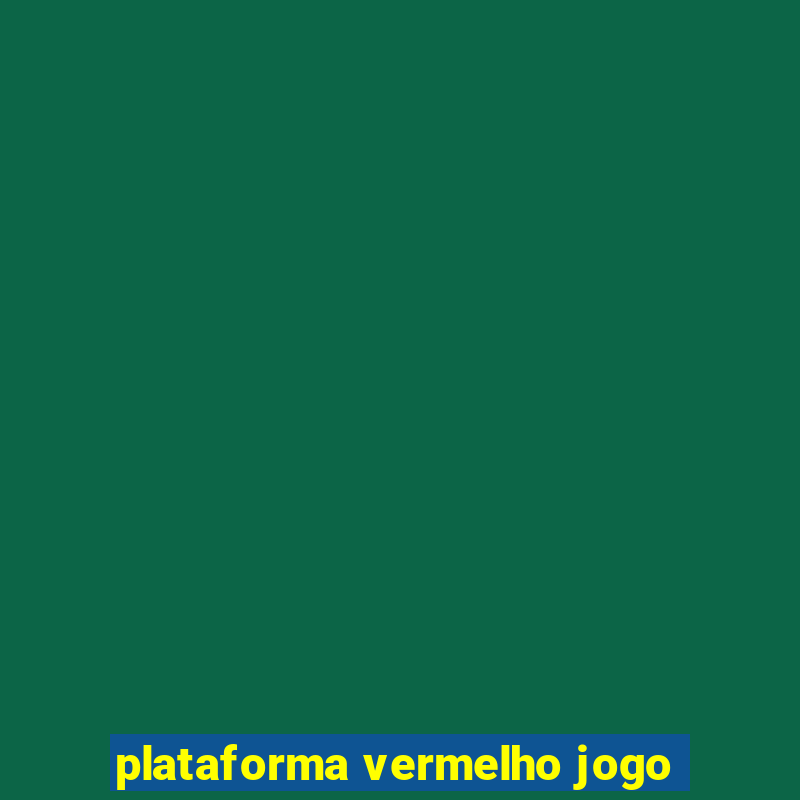 plataforma vermelho jogo